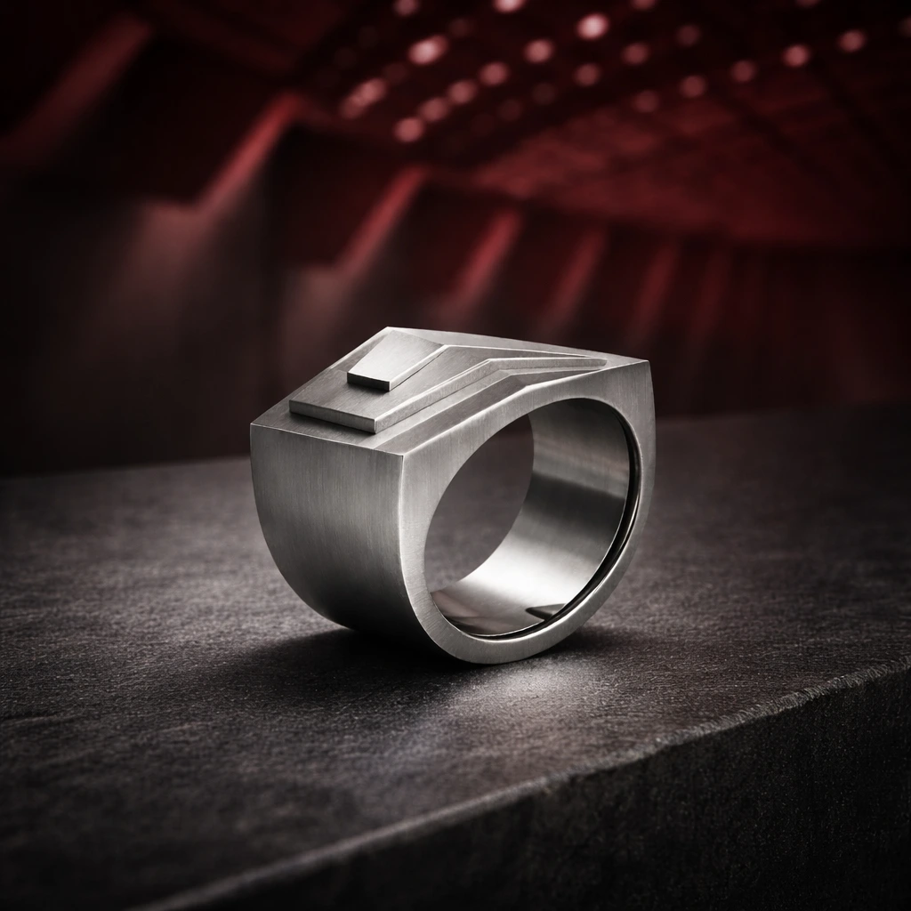 Ring inspired by grieg-hallen in Bergen