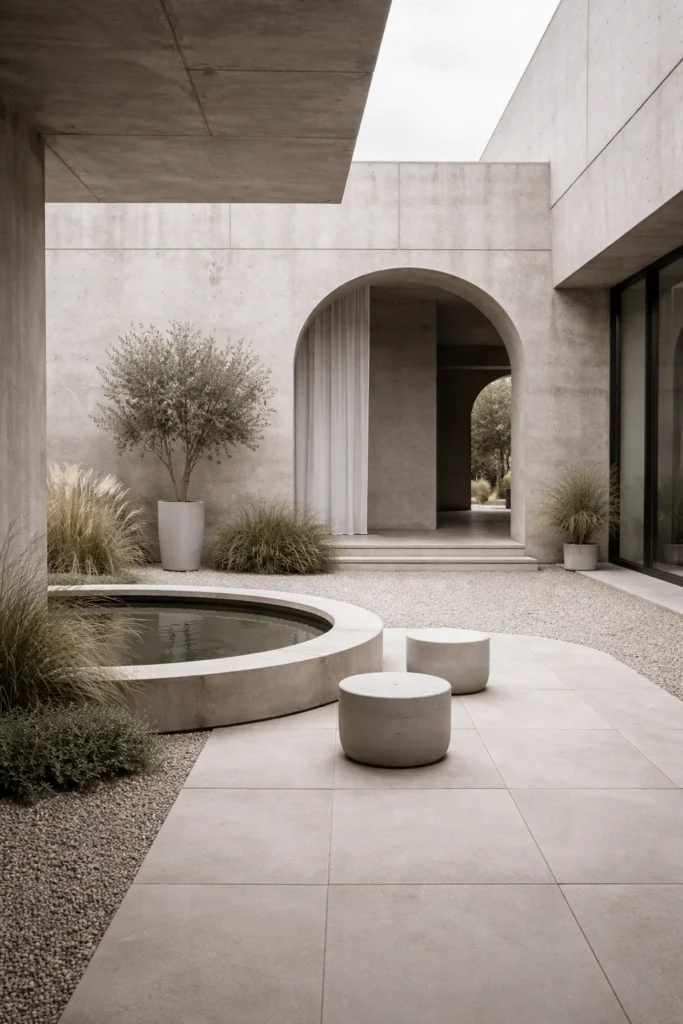 Scandinavian inspired architechtur , warm light